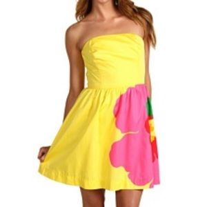 Lilly Pulitzer Lottie Dress Starfruit Size 12